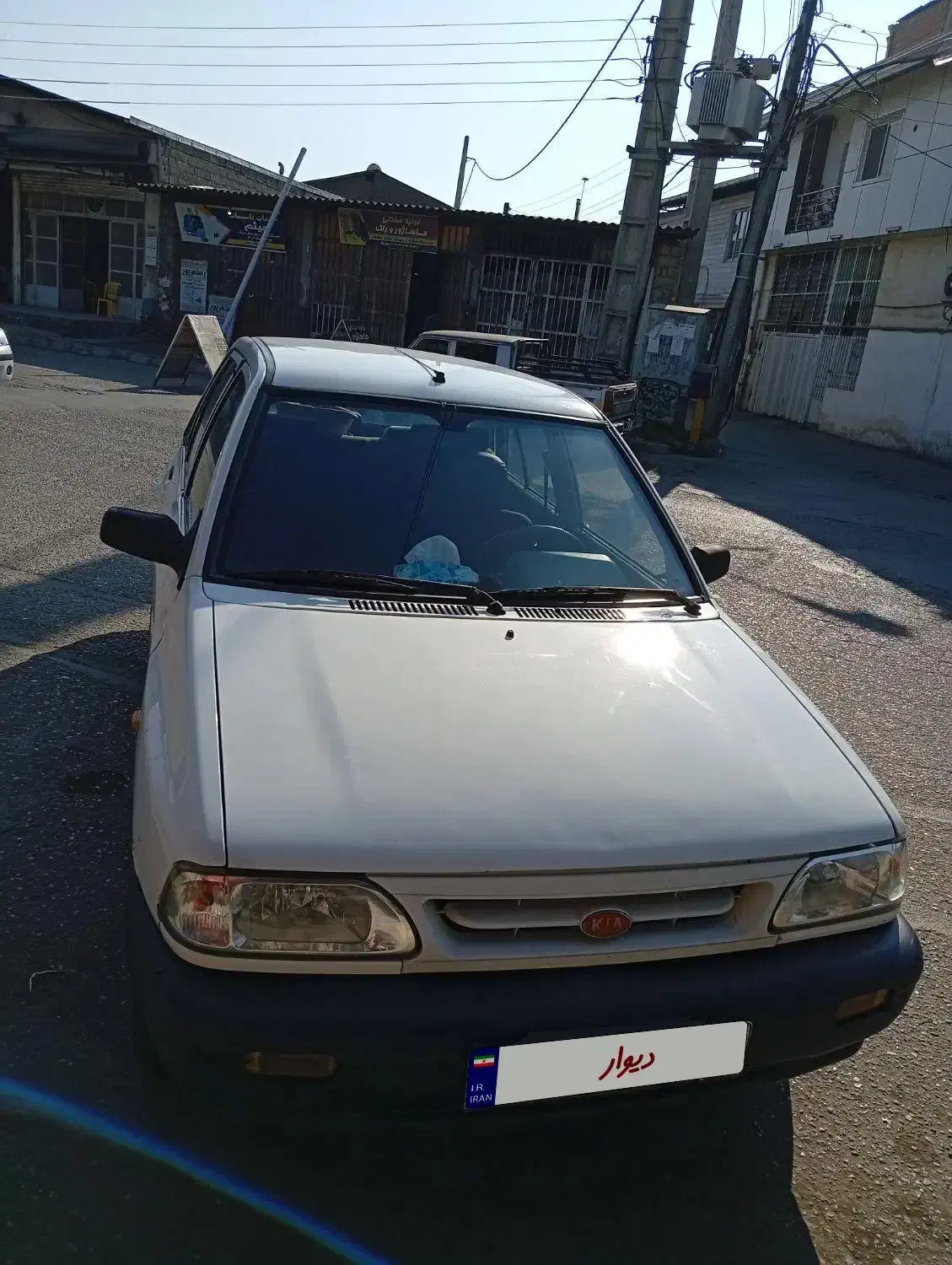 پراید 89 سفید سالم|خودرو سواری و وانت|گتاب, |دیوار