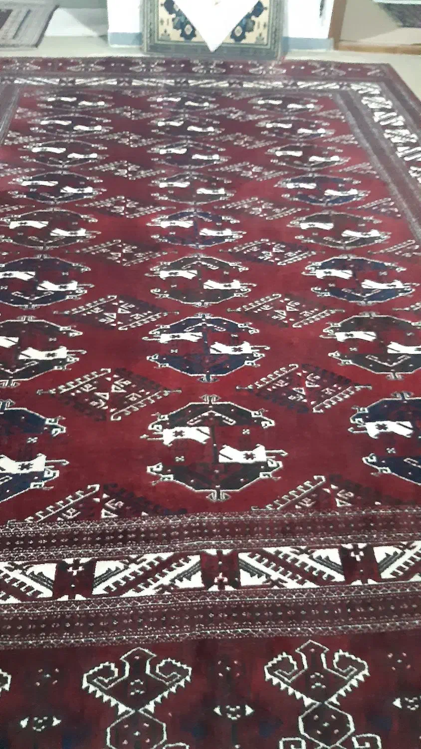 فرش دستبافت سنتی|فرش|گمیشان, |دیوار