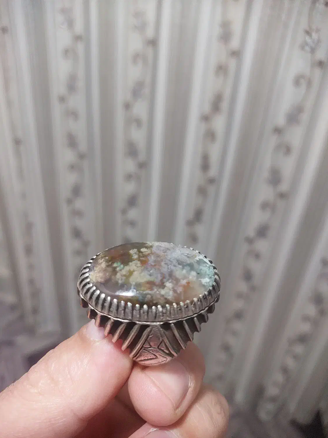 انگشتره نقره|جواهرات|گالیکش, |دیوار