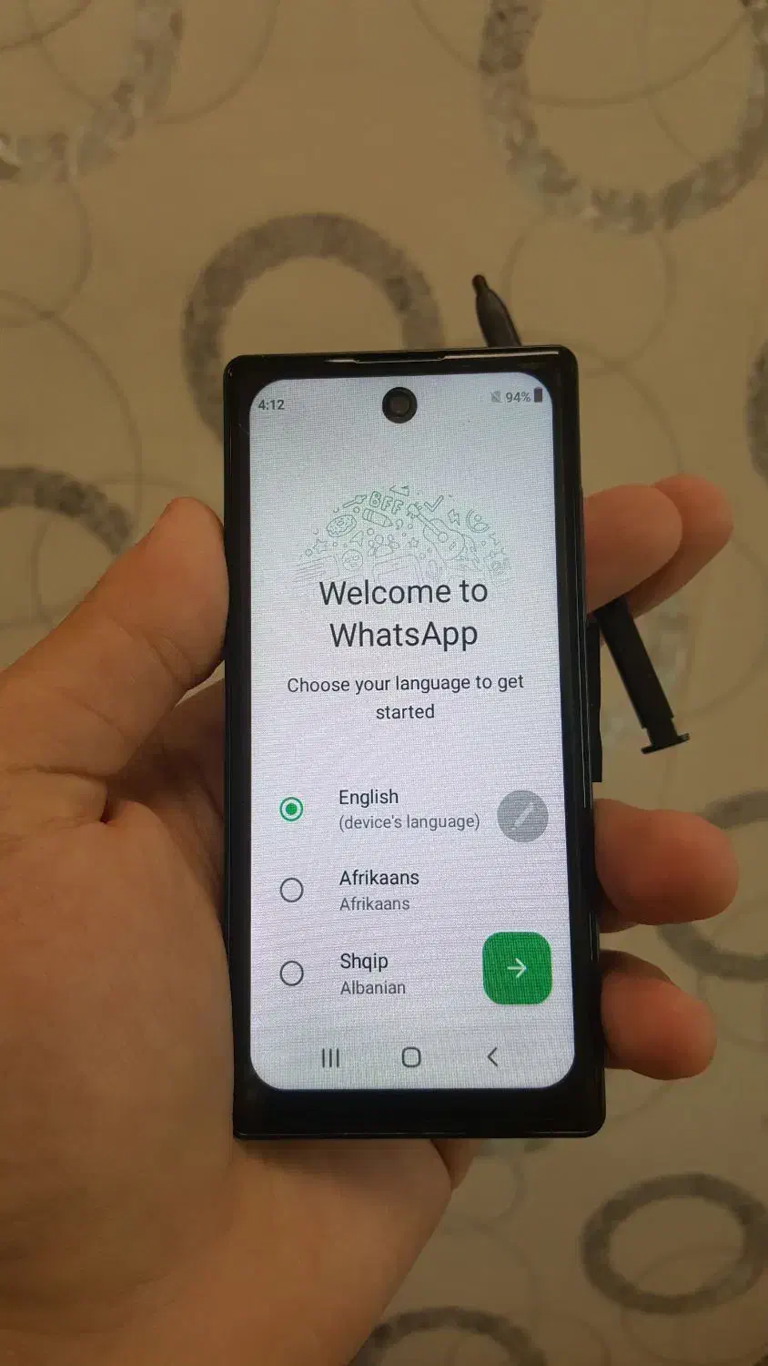 گوشی مینی سامسونگ S25 الترا (آکبند و نو) دارای قلم|موبایل|تبریز, |دیوار