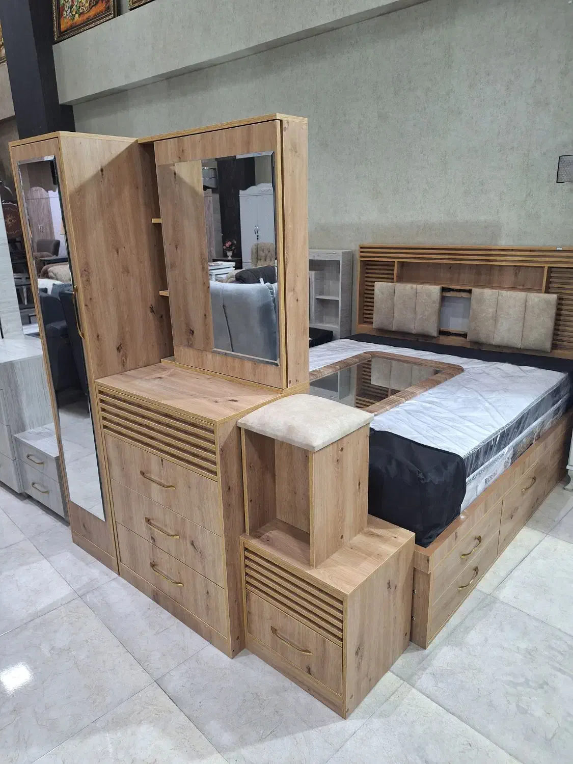 سرویس خواب با کیفیت|تخت و سرویس خواب|سمنان, |دیوار