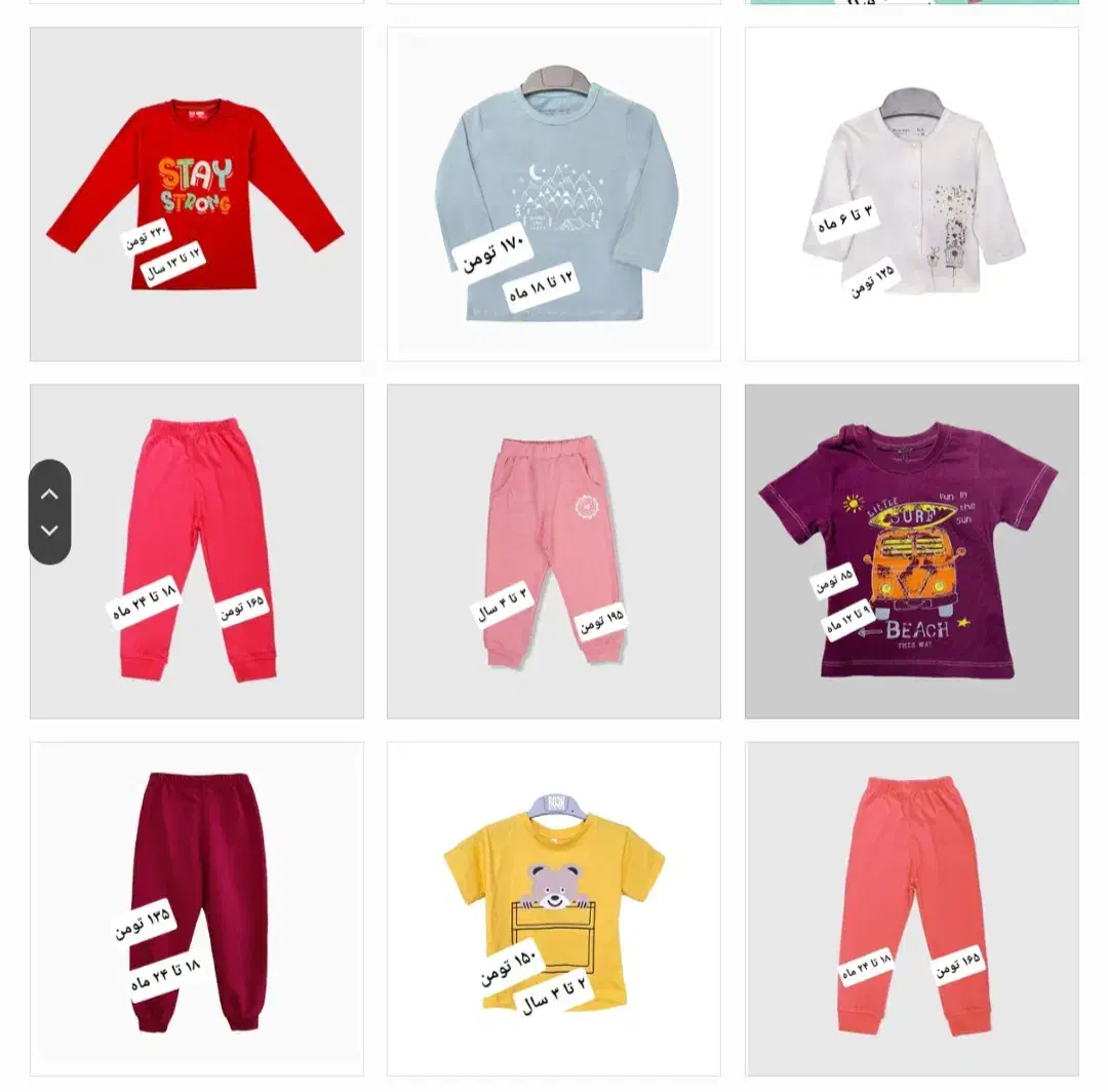 حراج واقعی لباس بچگانه نو (ببینید)|کفش و لباس بچه|گرگان, |دیوار