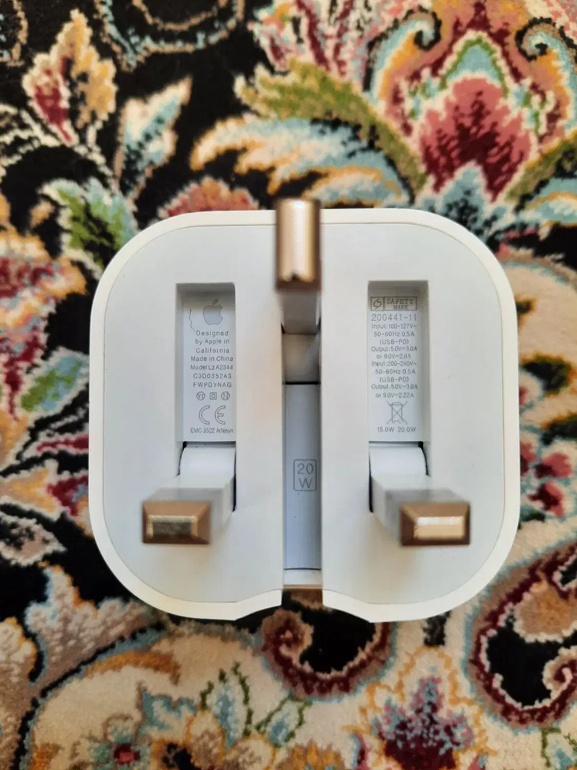 شارژر کلگی ۲۰ وات  و کابل فابریک iphone 13 pro max|لوازم جانبی موبایل و تبلت|تهران, یاخجی آباد|دیوار