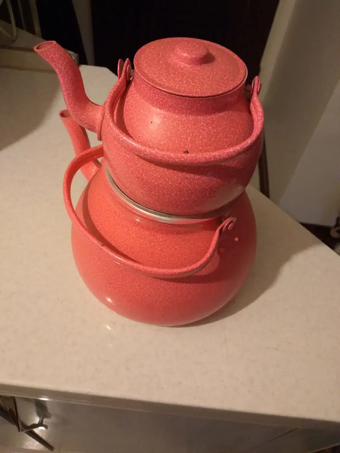 قوری و کتری روحی رنگی|قوری، کتری، قهوه‌ساز دستی|هشتگرد, فاز ۷ مهستان|دیوار