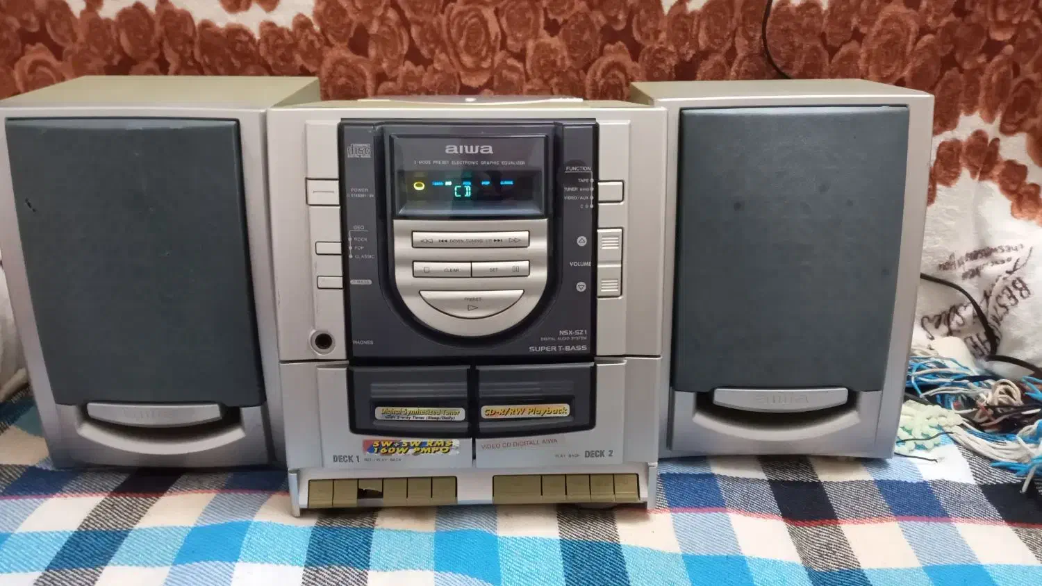 ضبط و سی دی aiwa|سیستم صوتی خانگی|زنجان, |دیوار