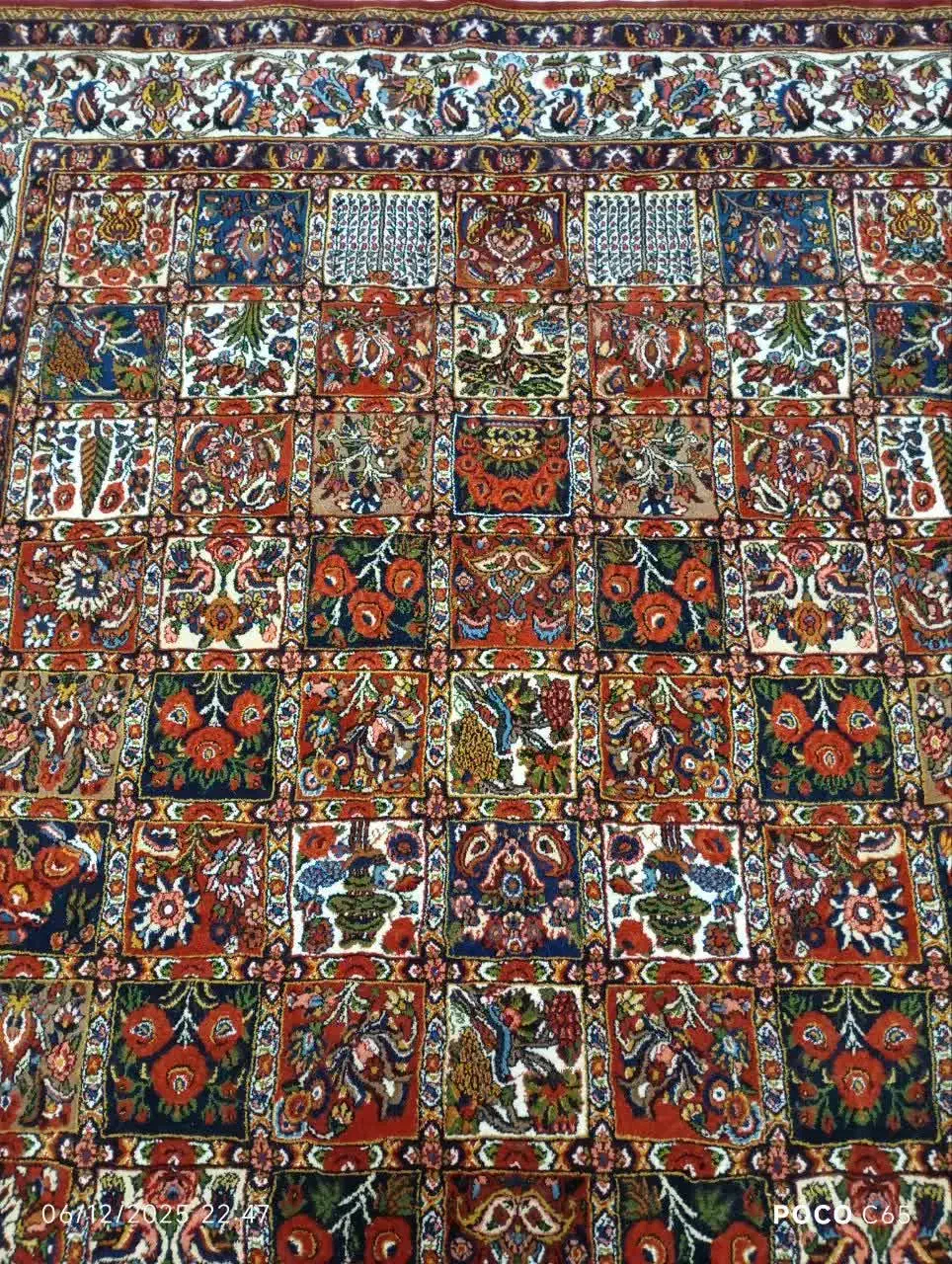 قالی دستبافت بختیاری|فرش|اصفهان, عمان سامانی|دیوار