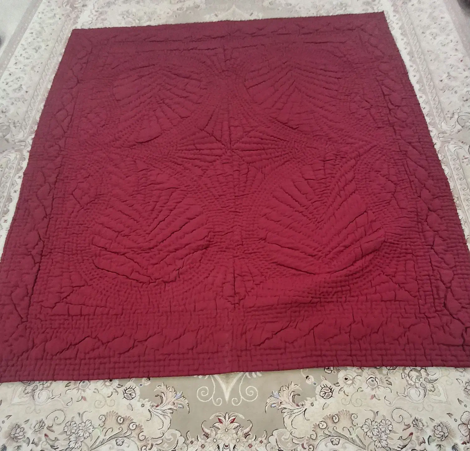 لحاف ترمه|رختخواب، بالش، پتو|یزد, |دیوار