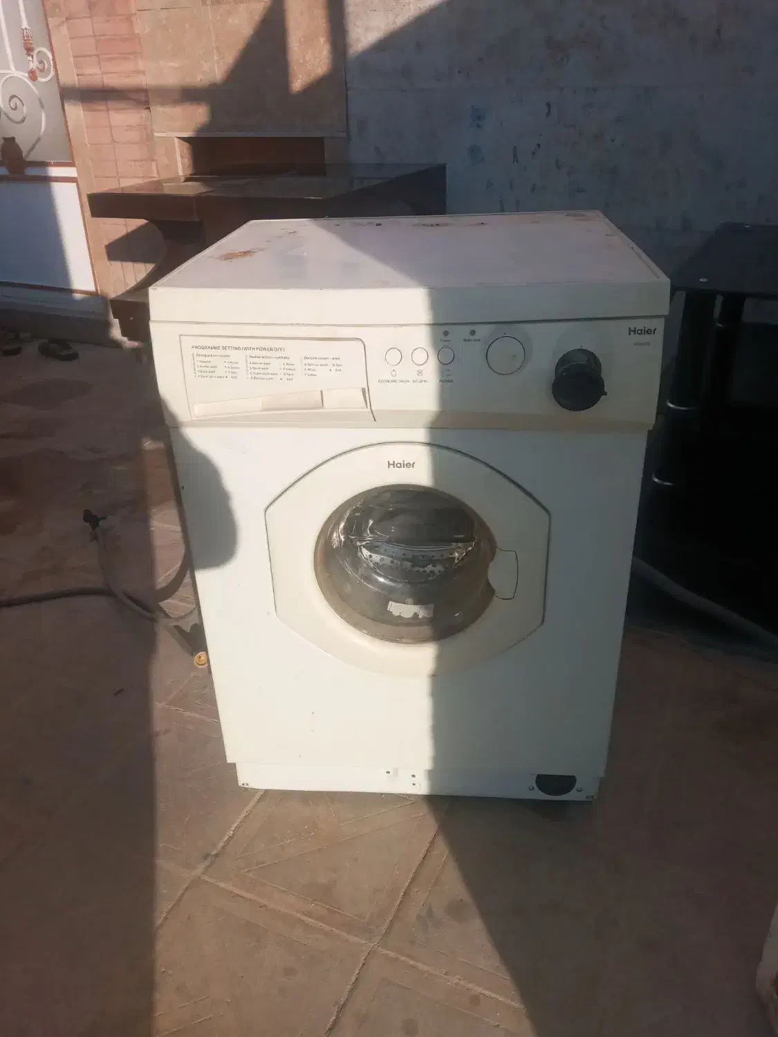 لباس شویی اتومات حایر ۷کیلو یی|ماشین لباسشویی و خشک‌کن لباس|داراب, |دیوار