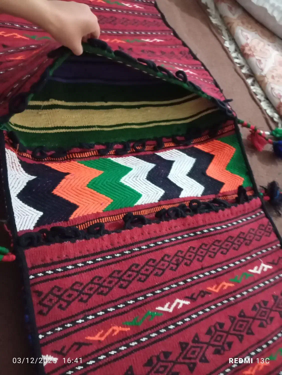 خورجین دستباف|گلیم، جاجیم، گبه|قم, شهرک توانیر|دیوار