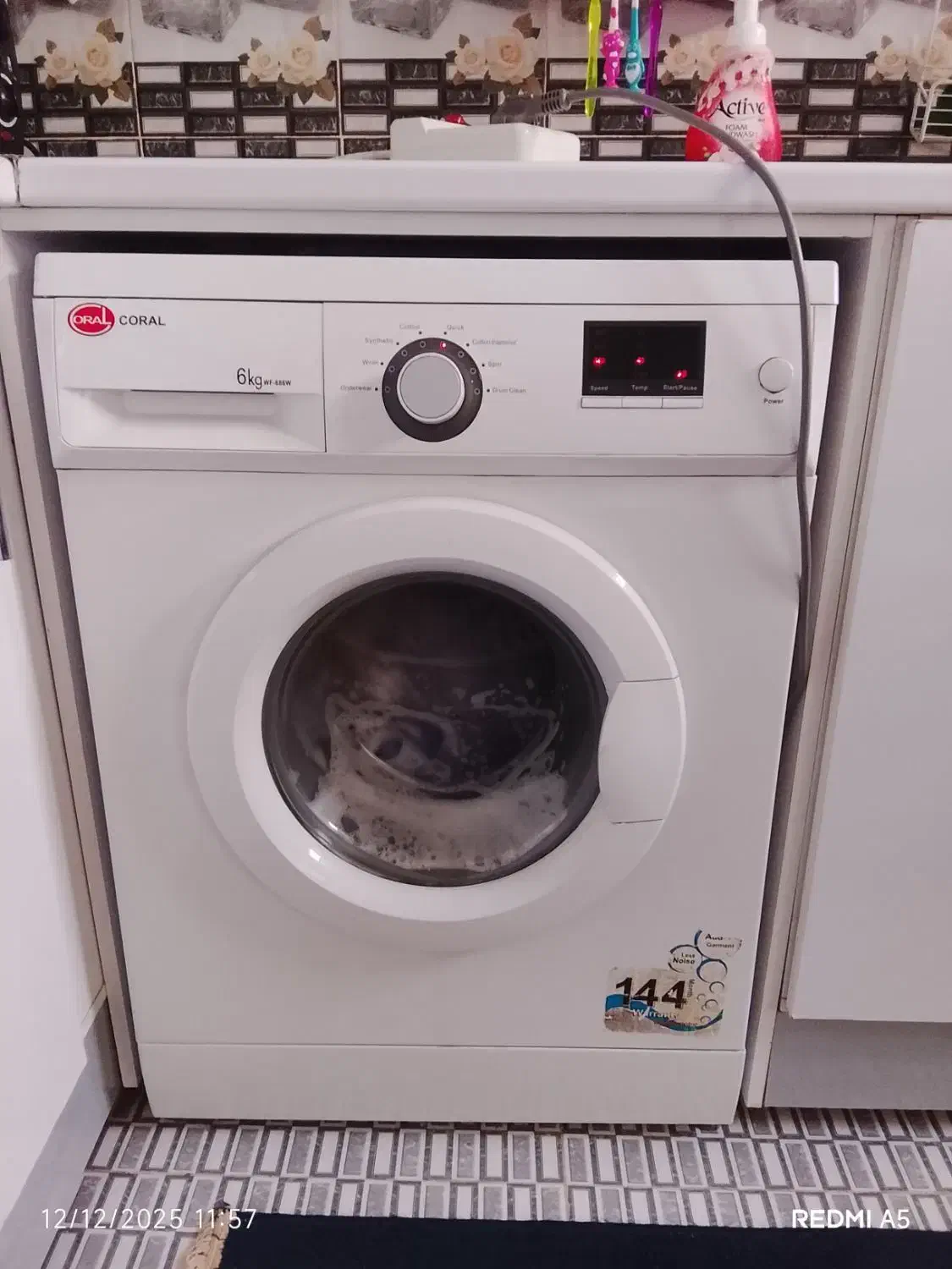 لباسشویی تمام اتوماتیک کرال۶کیلویی|ماشین لباسشویی و خشککن لباس|سلامی, |دیوار