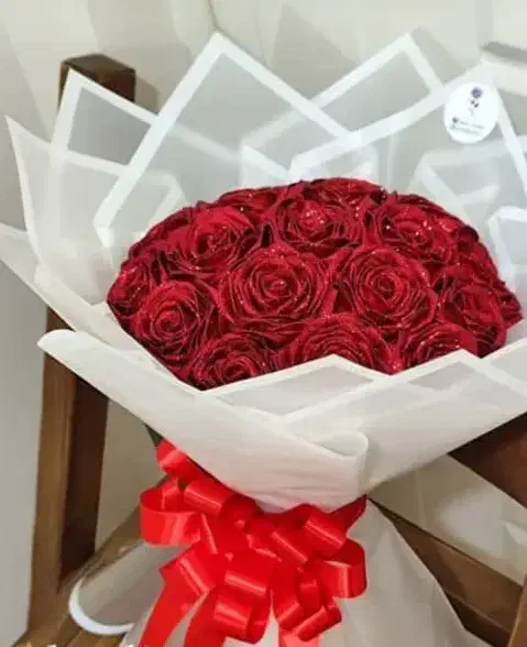 سفارش دسته گل و تک شاخه روبانی مناسب یلدا|گل مصنوعی|برازجان, |دیوار