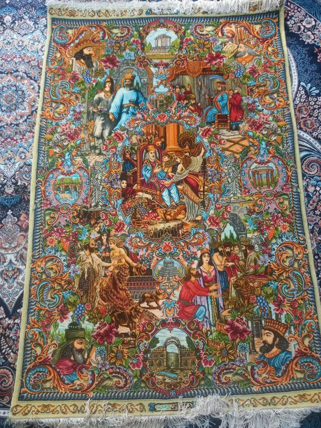 تابلوفرش سلاطین|تابلو فرش|رباطکریم, کیکاور|دیوار