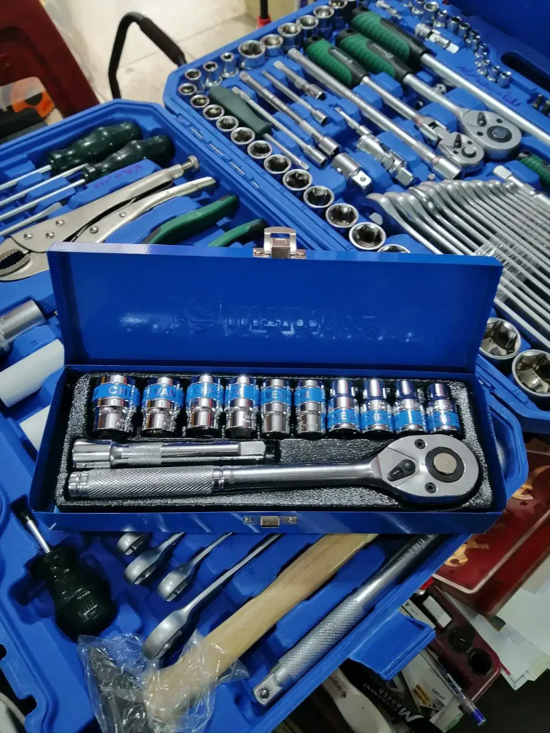 جعبه بکس 12 پارچه جعبه فلزی با کیفیت|ابزارآلات|اصفهان, کشاورزی|دیوار