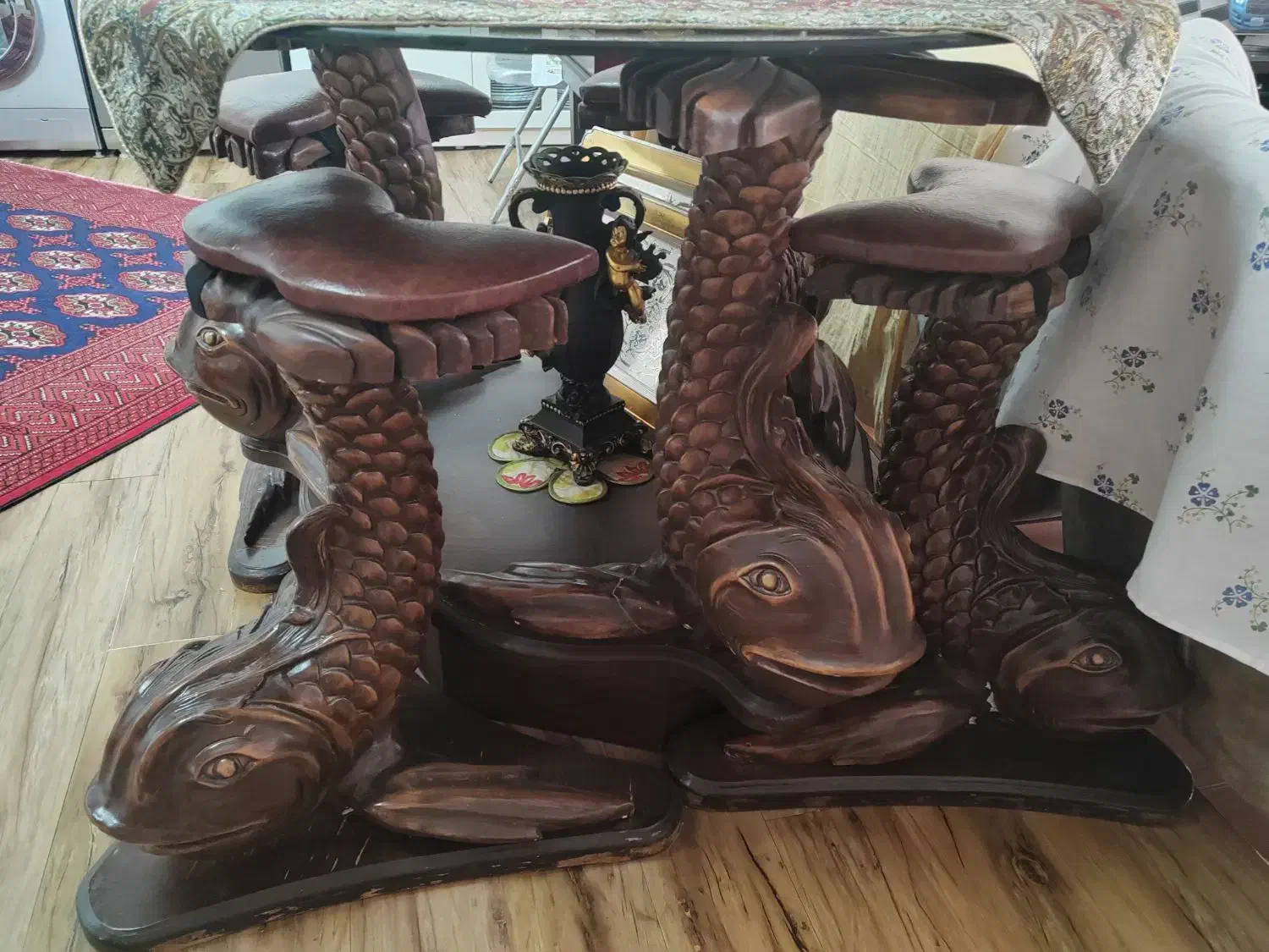 میز ناهارخوری خیلی شیک فانتزی|میز و صندلی غذاخوری|کاشمر, |دیوار