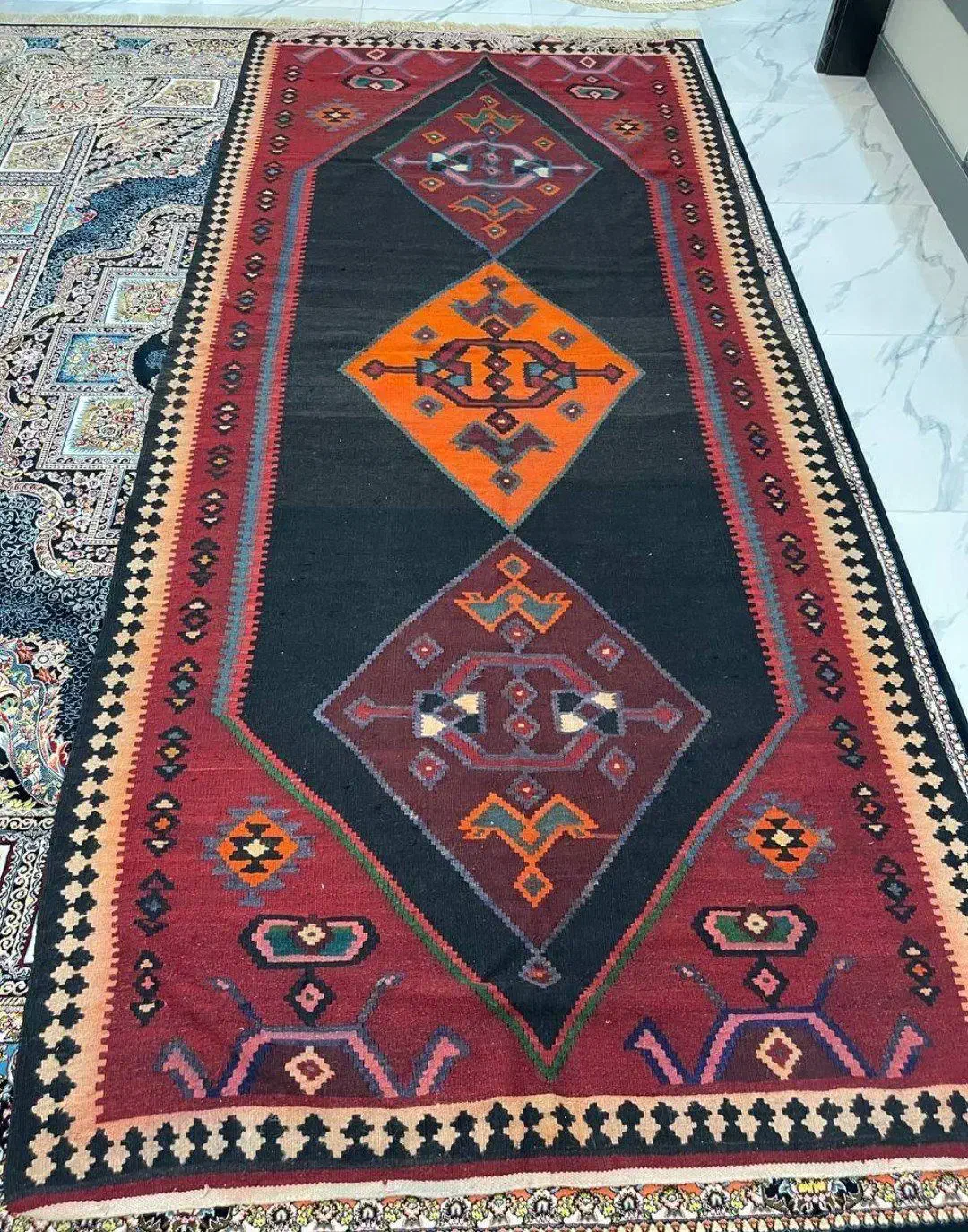 دوعدد گلیم ۳متری نو|گلیم، جاجیم، گبه|هشتگرد, شهرک کوثر|دیوار