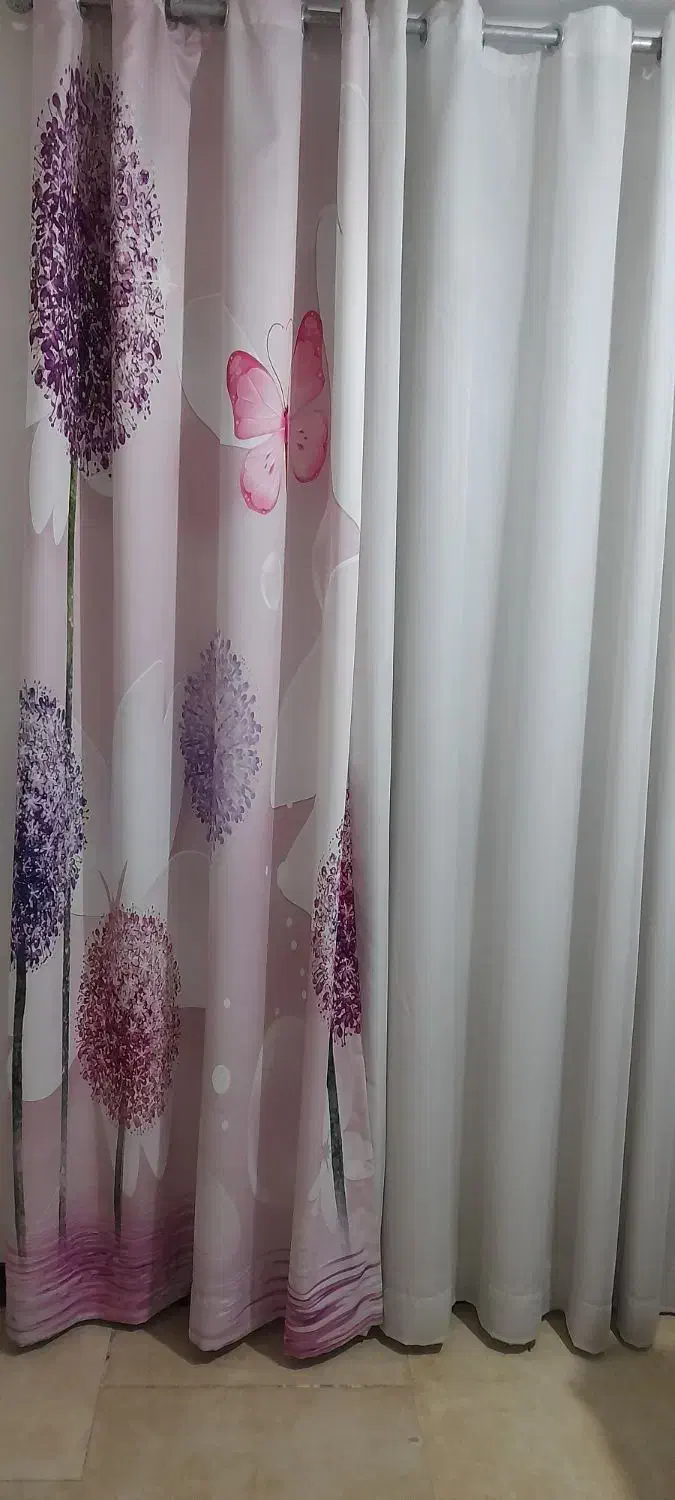 پرده اتاق خواب و روتختی تخت کودک|پرده، رانر، رومیزی|کرج, خرمدشت|دیوار