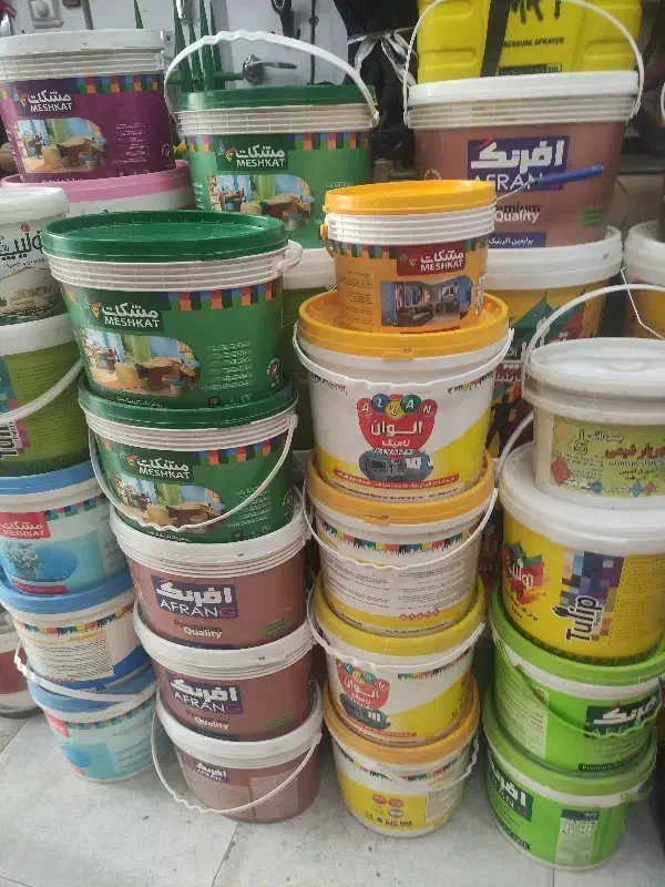 انواع رنگ های روغنی و پلاستیک|مصالح و تجهیزات ساختمان|شیراز, پشم شیشه|دیوار