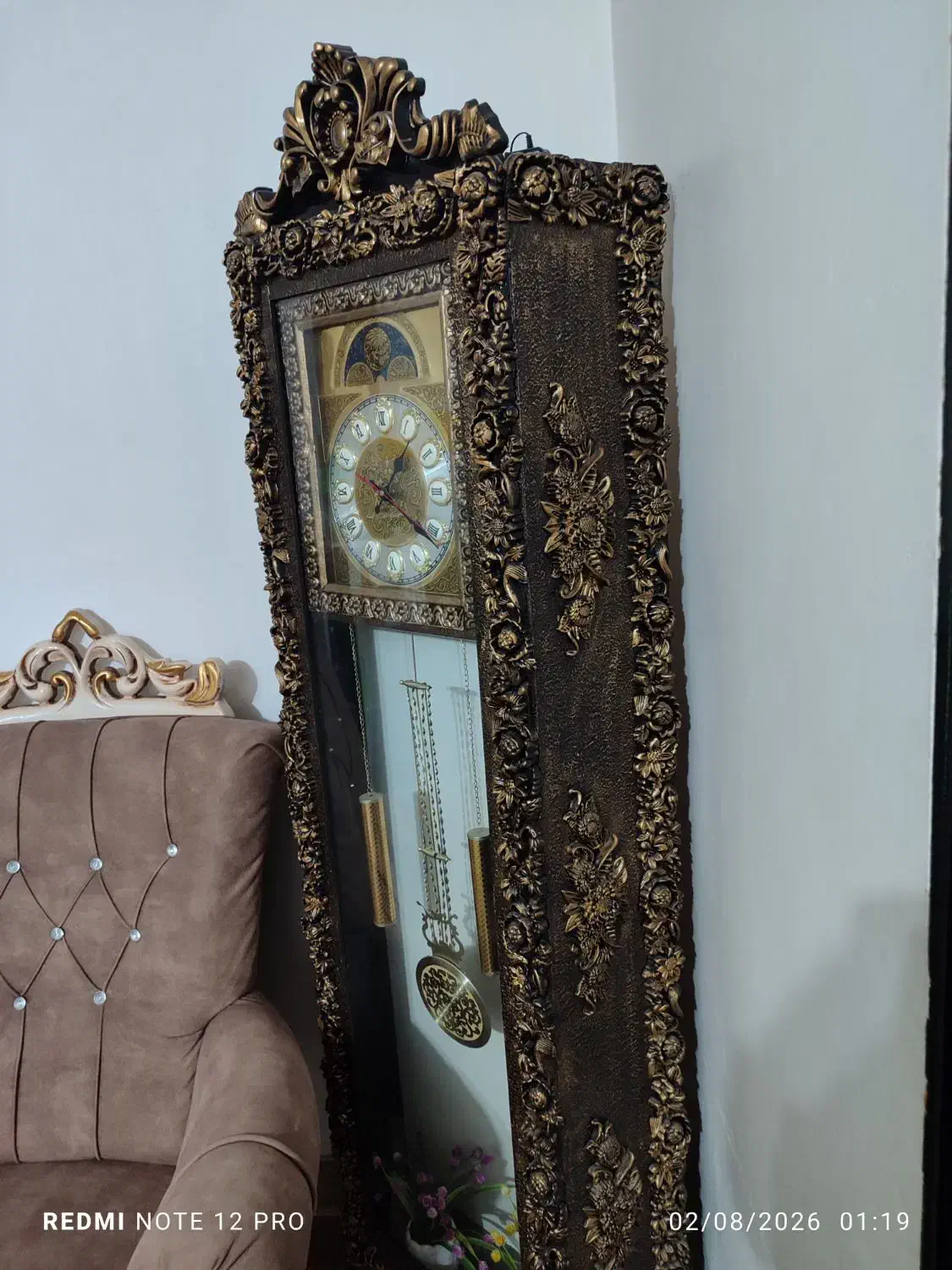 ساعت ایستادە|ساعت دیواری و تزئینی|مهاباد (آذربایجان غربی), |دیوار