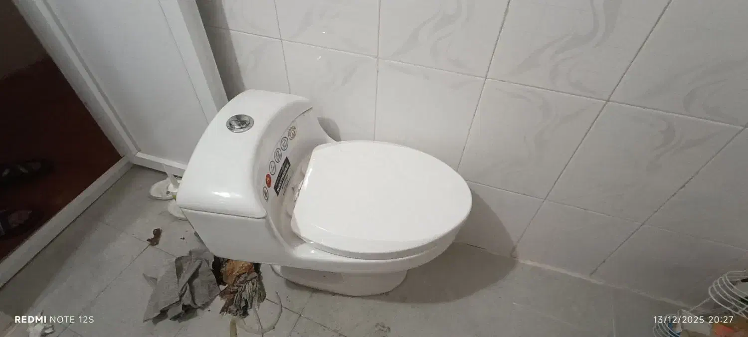 توالت فرنگی|لوازم سرویس بهداشتی|شیراز, چنچنه|دیوار