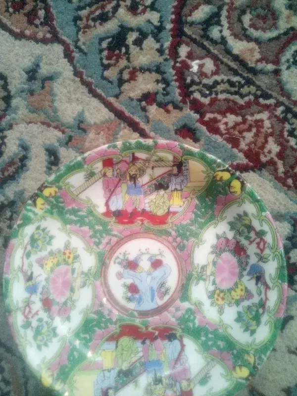 یک عدد نعلبکی گل مرغی قدیمی سالم|کلکسیون اشیاء عتیقه|مشهد, شهرک مهر آباد|دیوار