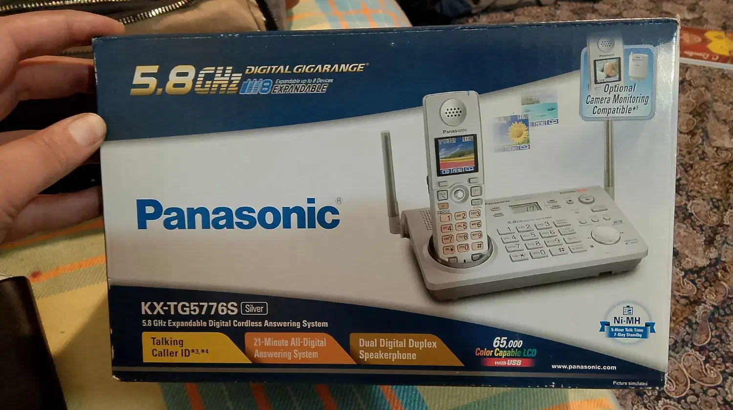 تلفن بی سیم پاناسونیک|تلفن رومیزی|ایوان, |دیوار