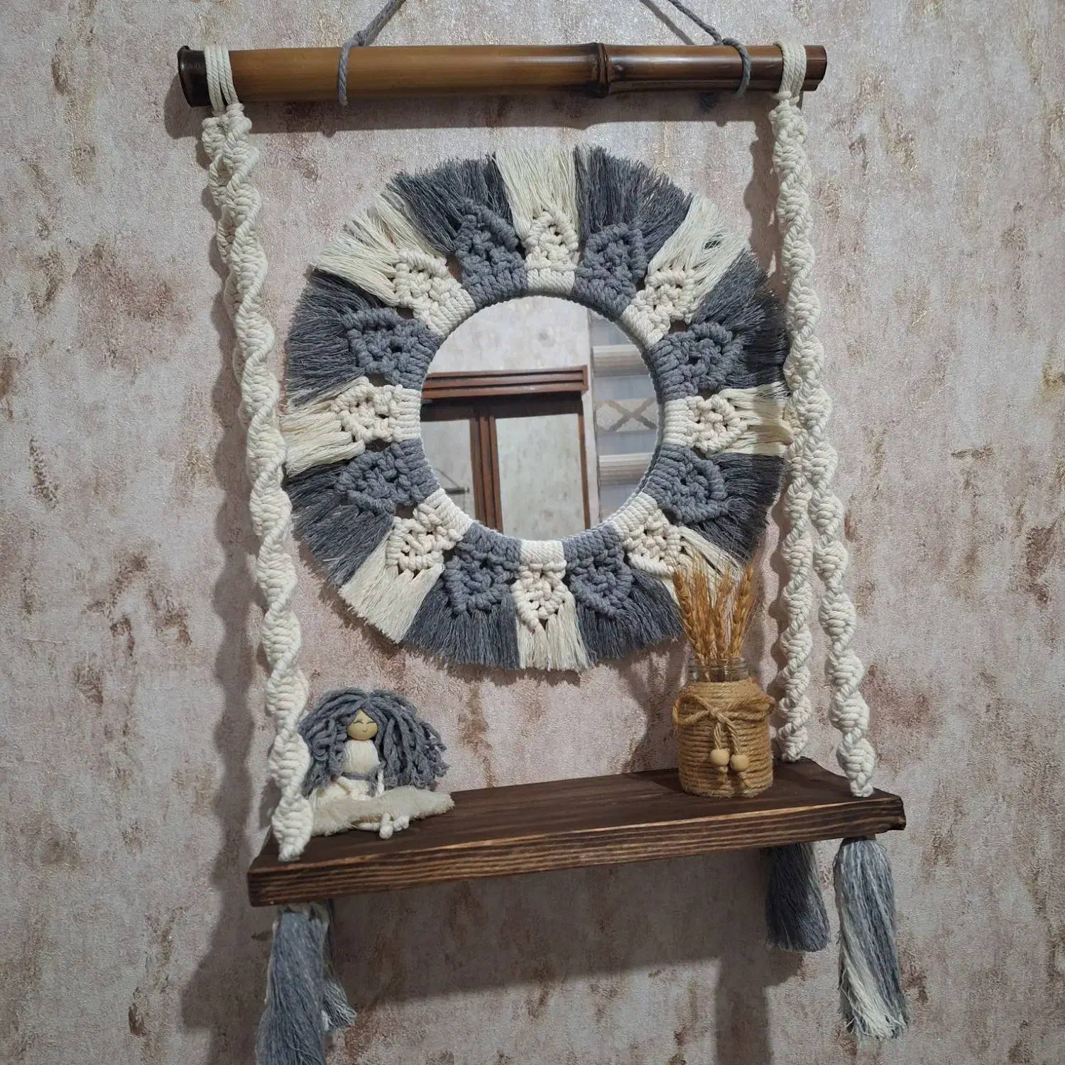 مکرومه|صنایع دستی و سایر لوازم تزئینی|رشت, سیا اسطلخ|دیوار