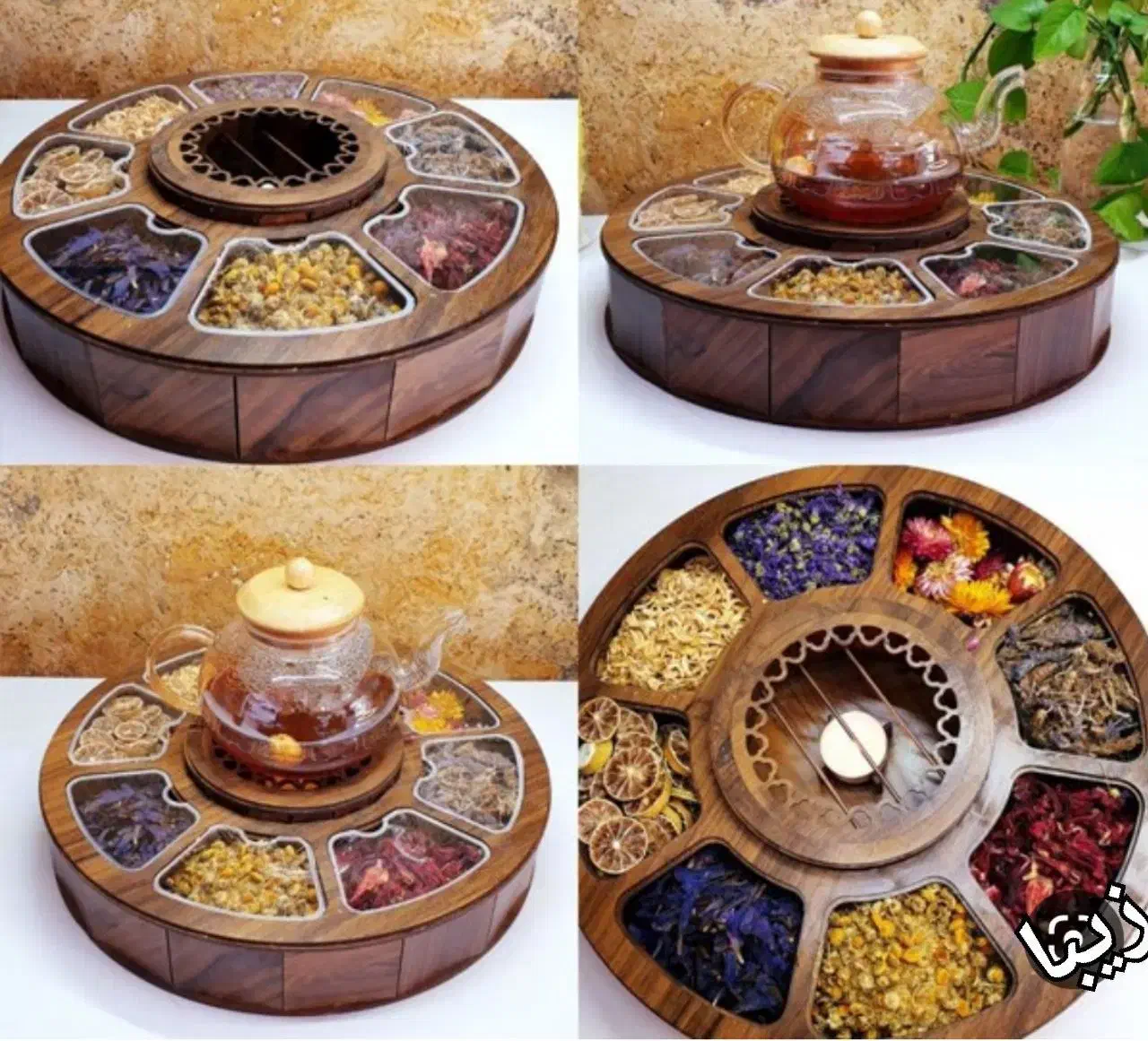 تی بگ چوبی وارمر دار|ظروف سرو و پذیرایی|کرمان, |دیوار