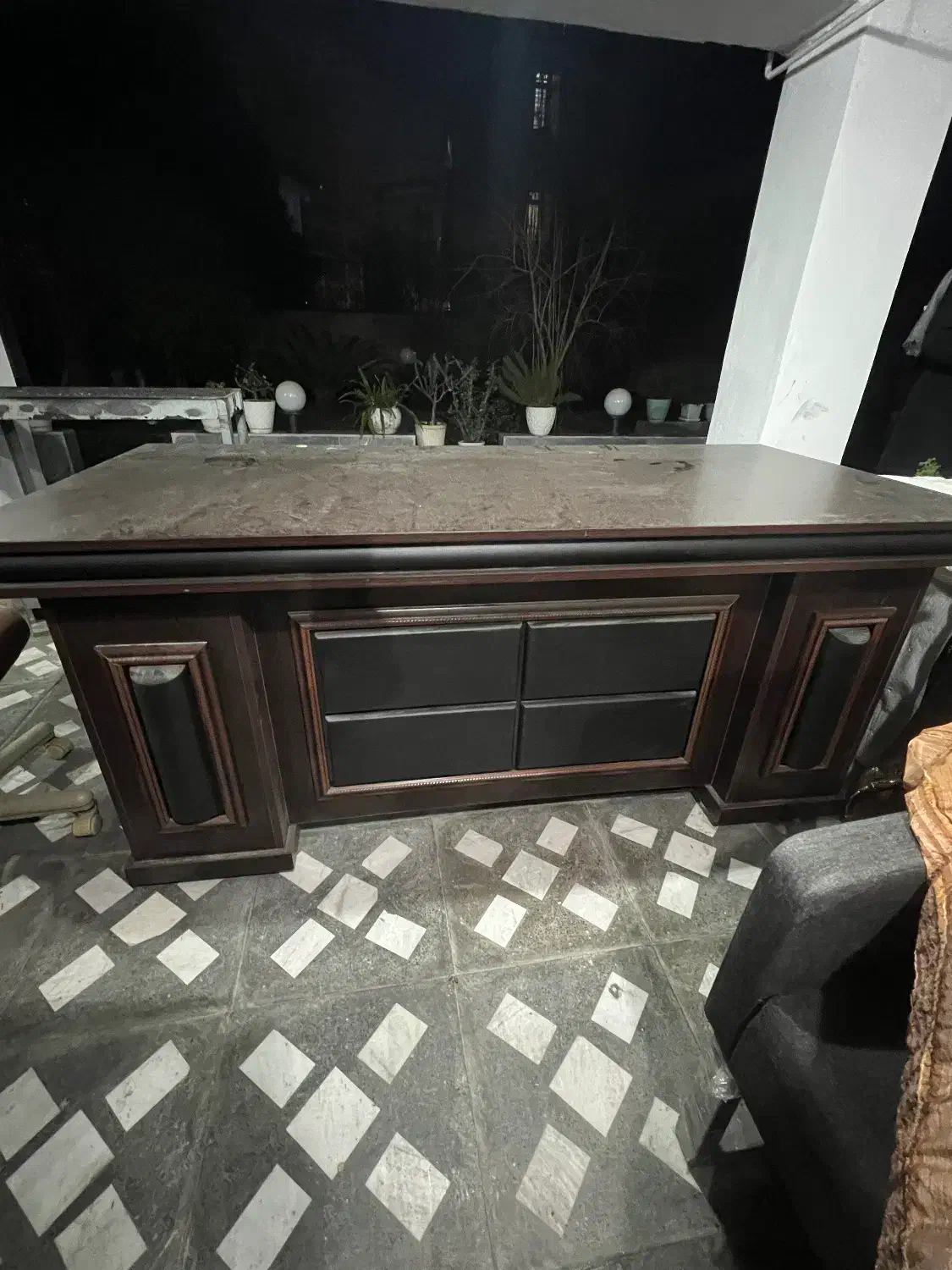 دو میز کار و صندلی|دفتر کار|ساری, |دیوار