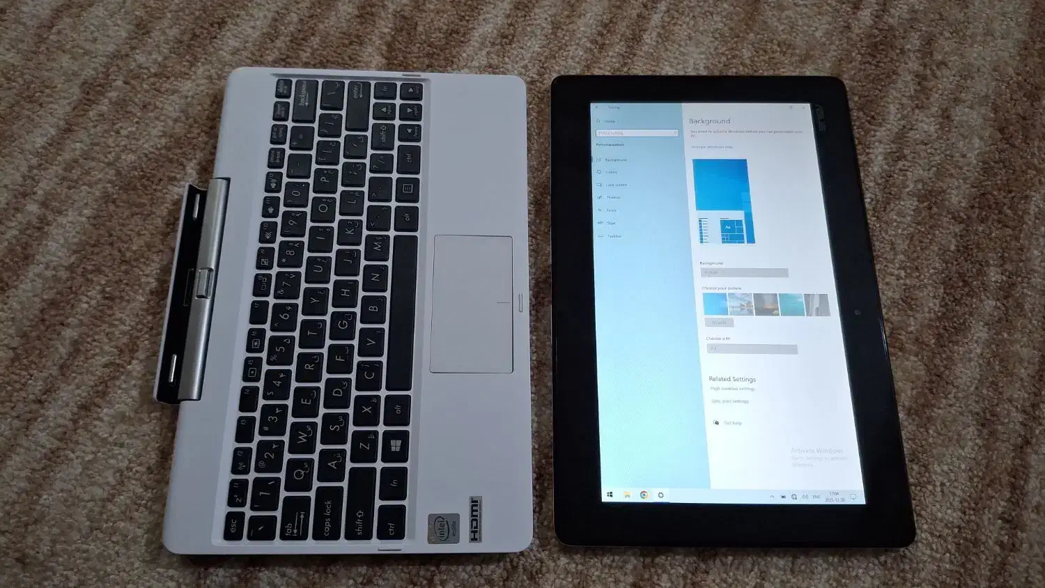 فروش تبلت لبتاپ ایسوز 500گیگ|رایانه همراه|برازجان, |دیوار