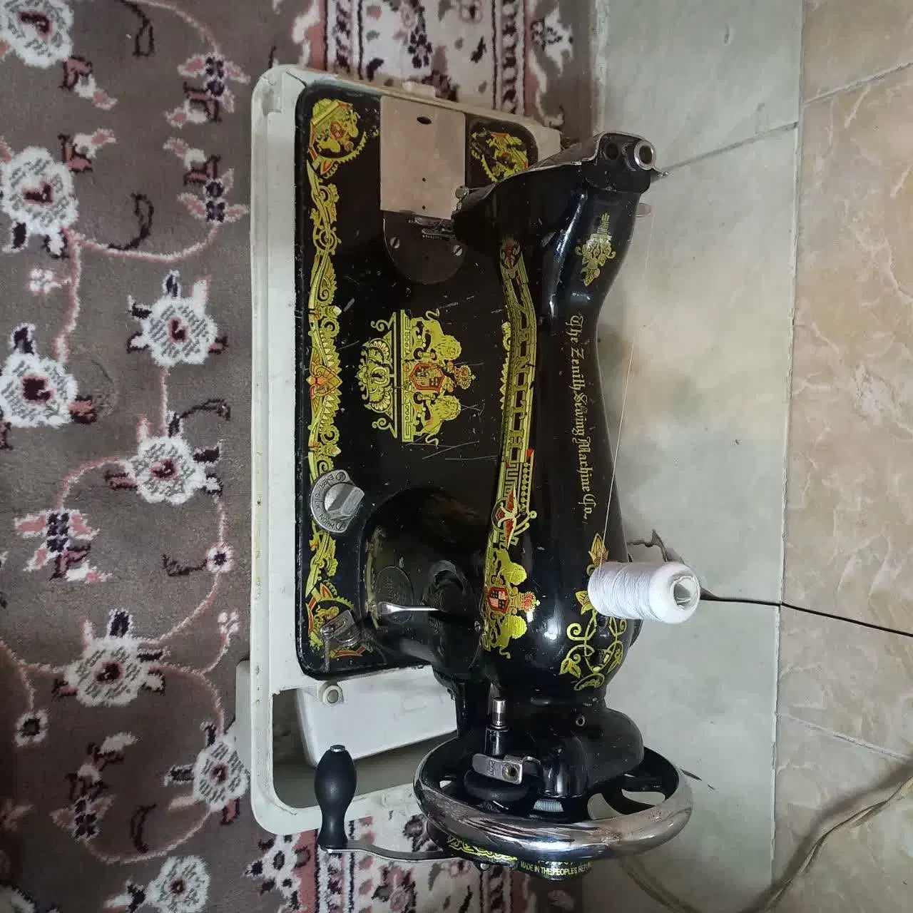 چرخ خیاطی دستی زنید سالم|چرخ خیاطی و ریسندگی|قم, سراجه (۱۵ خرداد)|دیوار