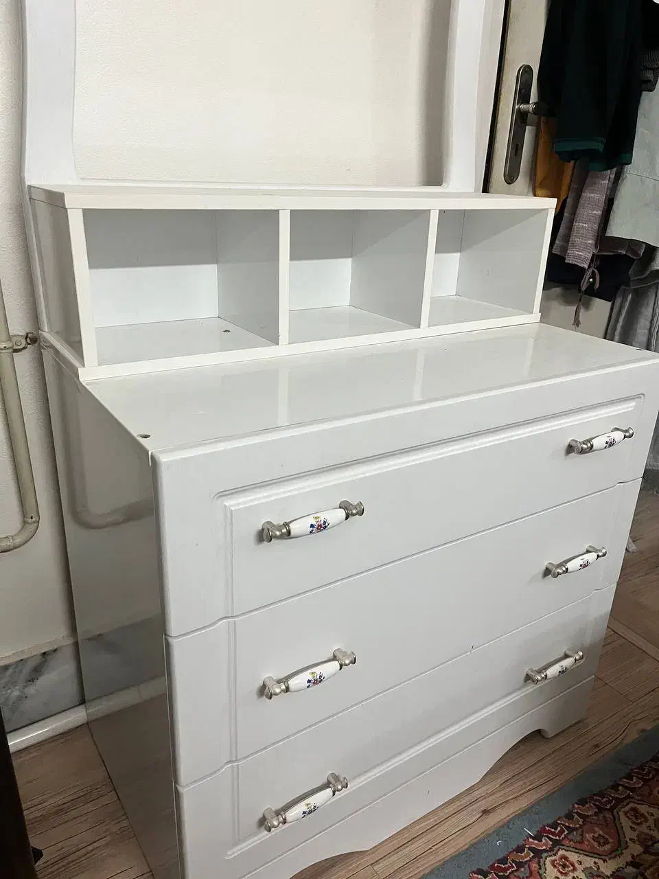 ست کامل تخت و پاتختی و..|تخت و سرویس خواب|تاکستان, |دیوار