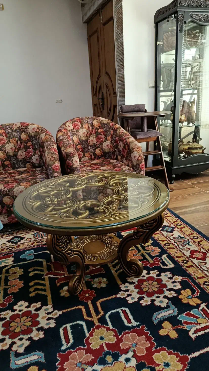 میز منبت کاری شیک و سالم|مبلمان خانگی و میز عسلی|امیرکلا, |دیوار