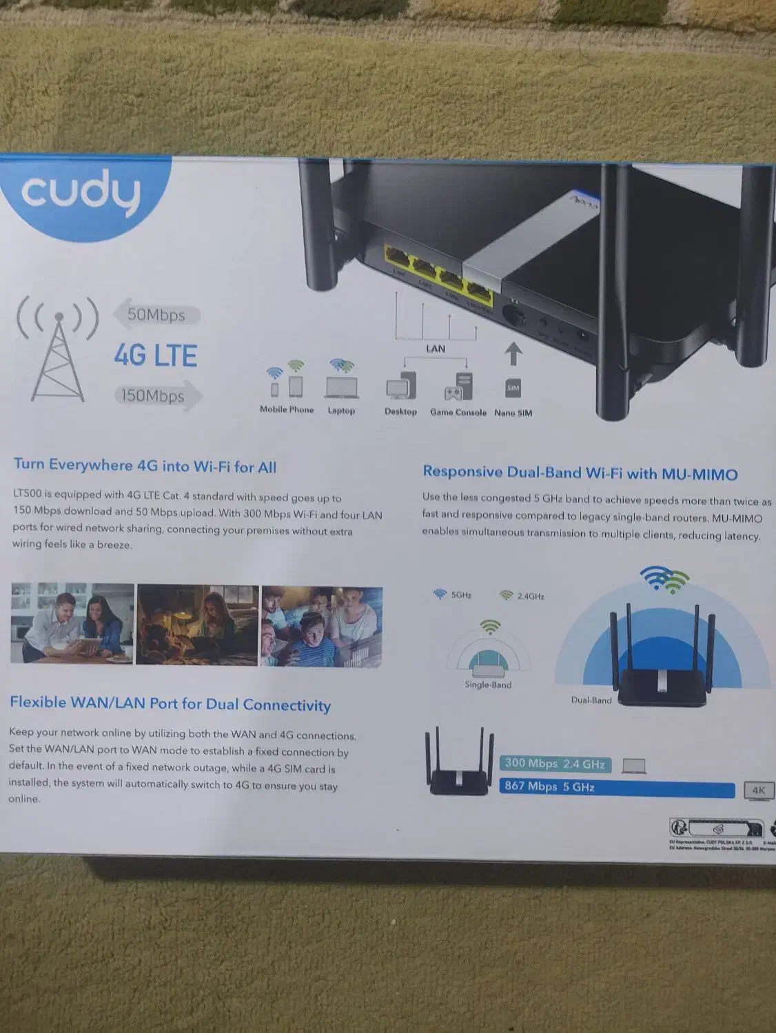 مودم cudy model LT500|مودم و تجهیزات شبکه|بندرعباس, |دیوار