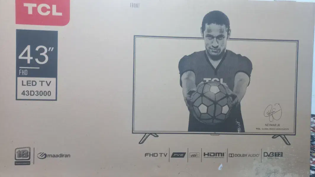 تلویزیون ۴۳ ال ای دی فول اچ دی تی سی ال TCL|تلویزیون و پروژکتور|اندیشه, اندیشه فاز ۲|دیوار