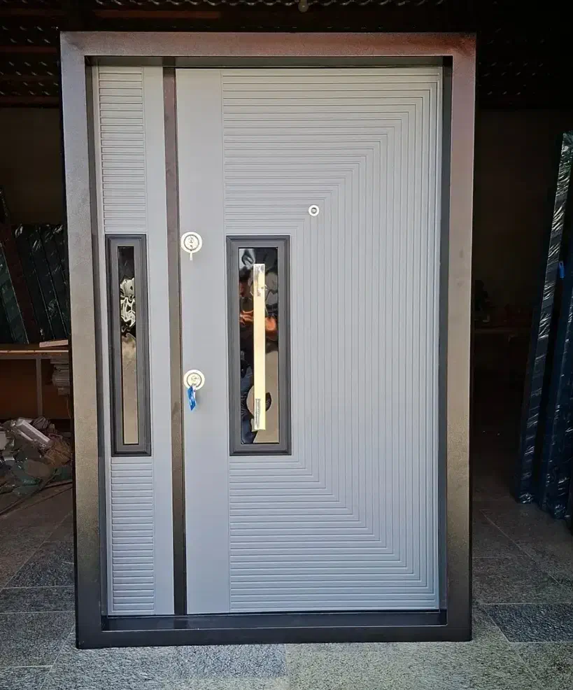 درب ضد سرقت مدرن ترک،پنجره لمینت کد F182|مصالح و تجهیزات ساختمان|رامسر, |دیوار