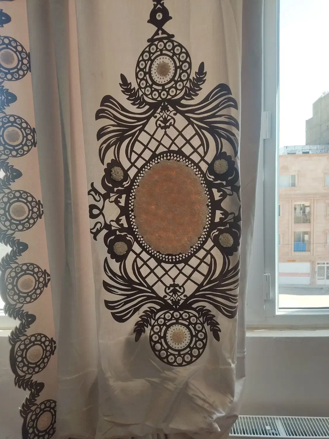 دوتا کنار پرده چپ و راست|پرده، رانر، رومیزی|اسدآباد, |دیوار