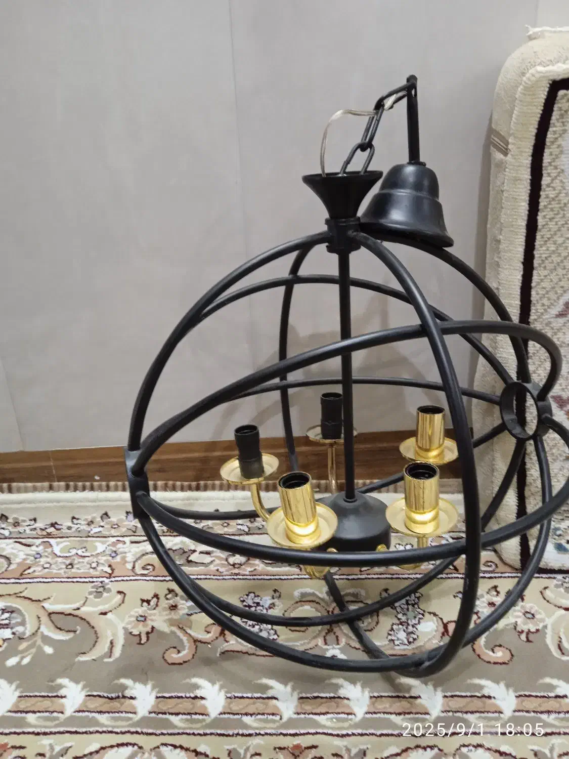 لوستر|لوستر و چراغ آویز|قم, ولیعصر|دیوار