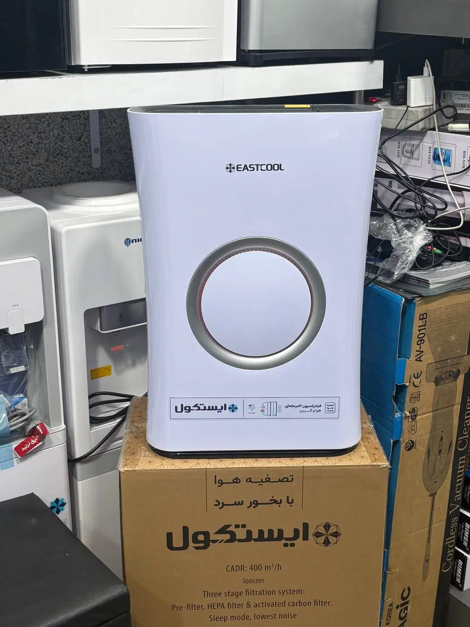 دستگاه تصفیه هوای ایستکول TW400H برای فضای 110متر|پنکه و تصفیهکنندهٔ هوا|تهران, آبشار|دیوار