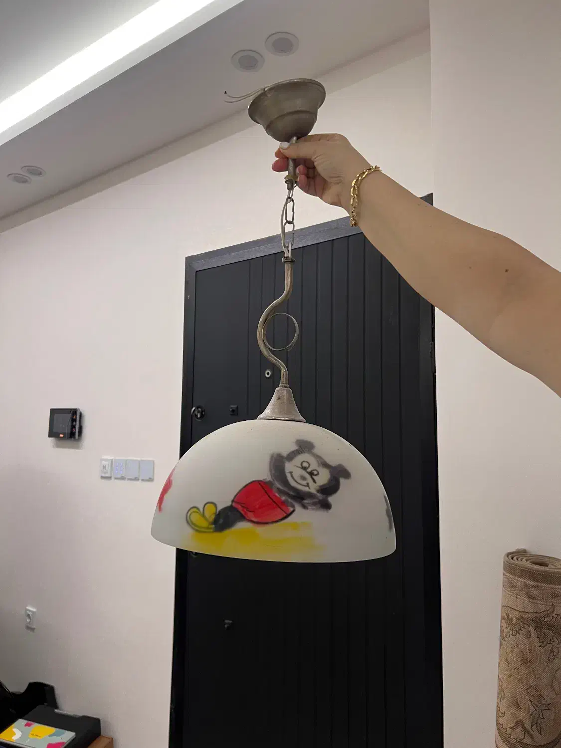 لوستر|لوستر و چراغ آویز|رشت, باهنر|دیوار