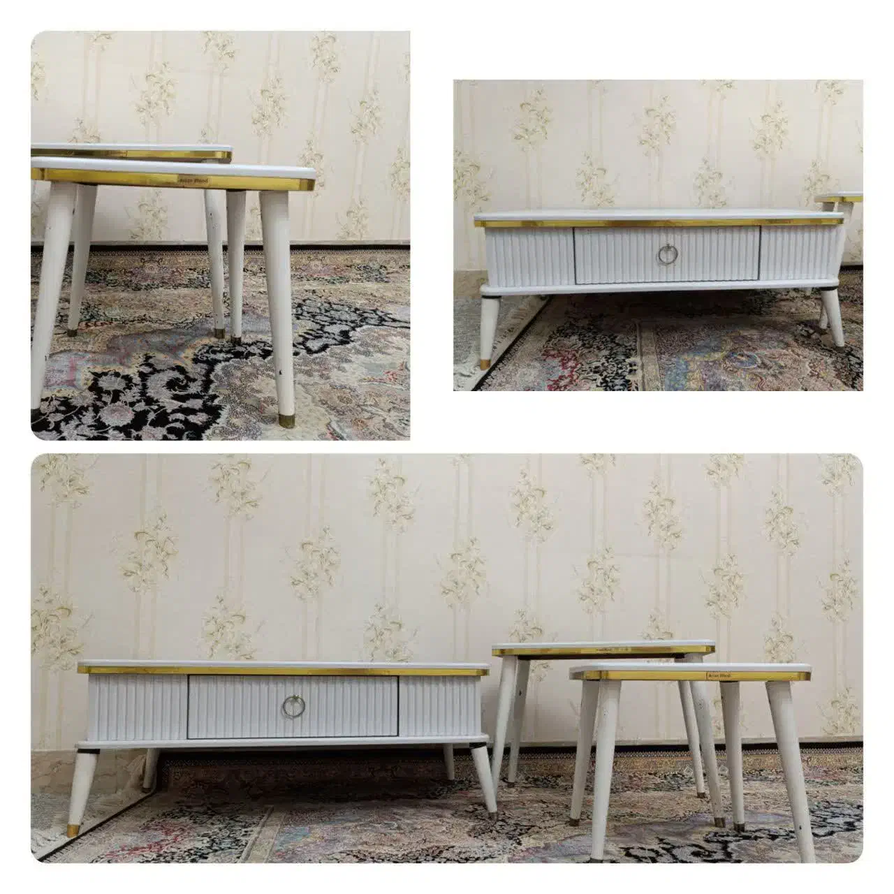 جلومبلی سه تیکه|مبلمان خانگی و میز عسلی|علی‌آباد کتول, |دیوار