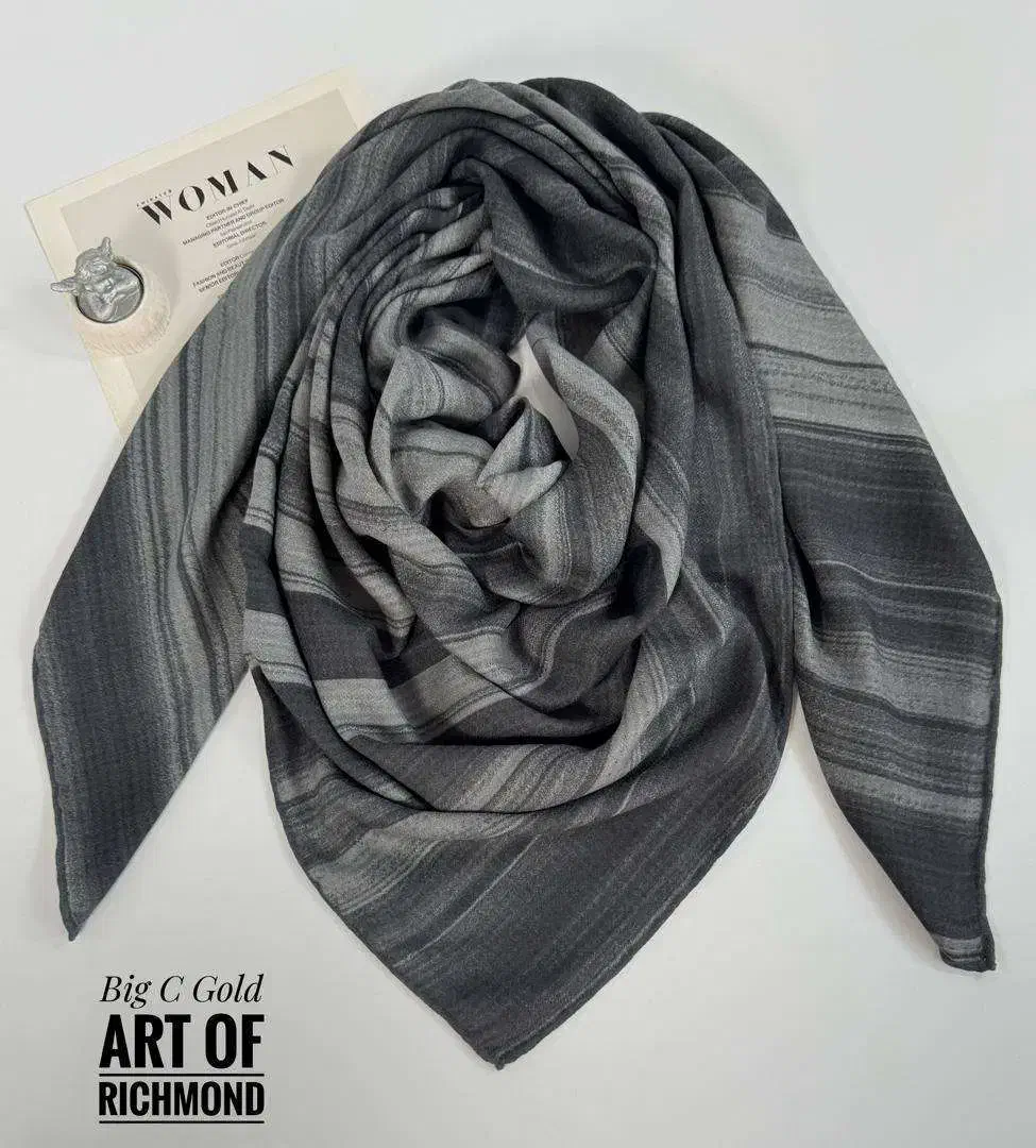 شال های راه راه پاییزه در رنگ های پاییزی زیبا|لباس|رزن, |دیوار