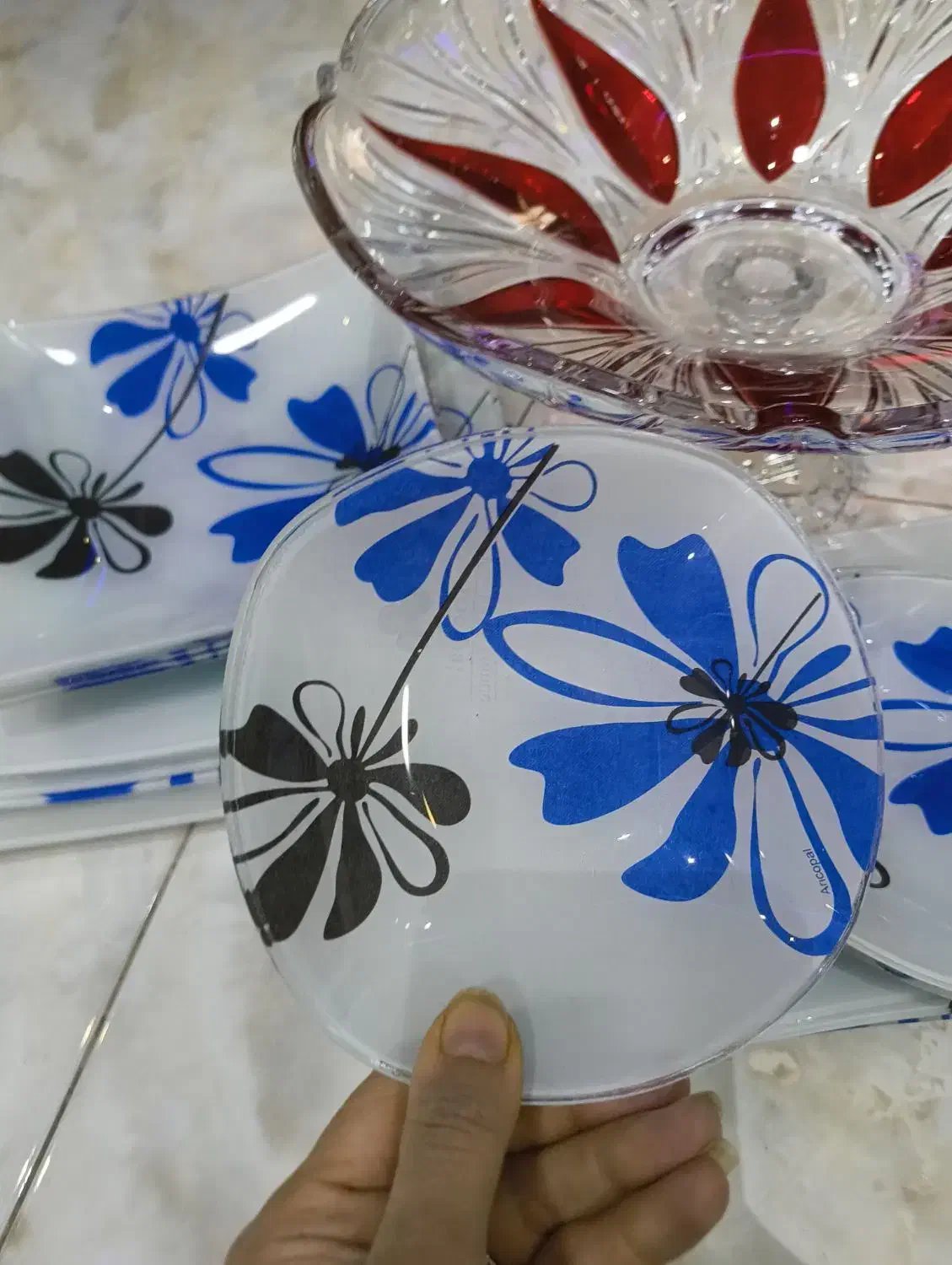 ظرف میوه سرویس آرکوپال اردوخوری گلدان نو|ظروف سرو و پذیرایی|قرچک, مهدیه|دیوار