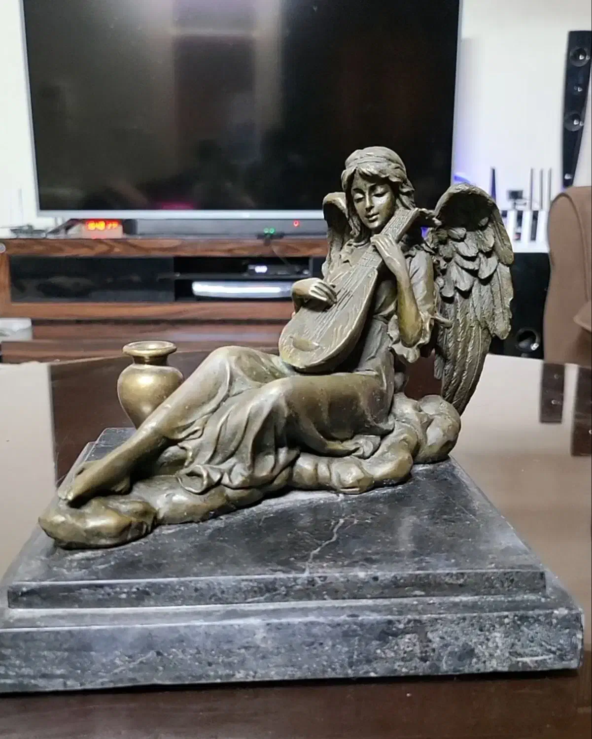 حراج مجسمه برنزی فرشته گیتار به دست|مجسمه، تندیس، ماکت|تهران, اکباتان|دیوار