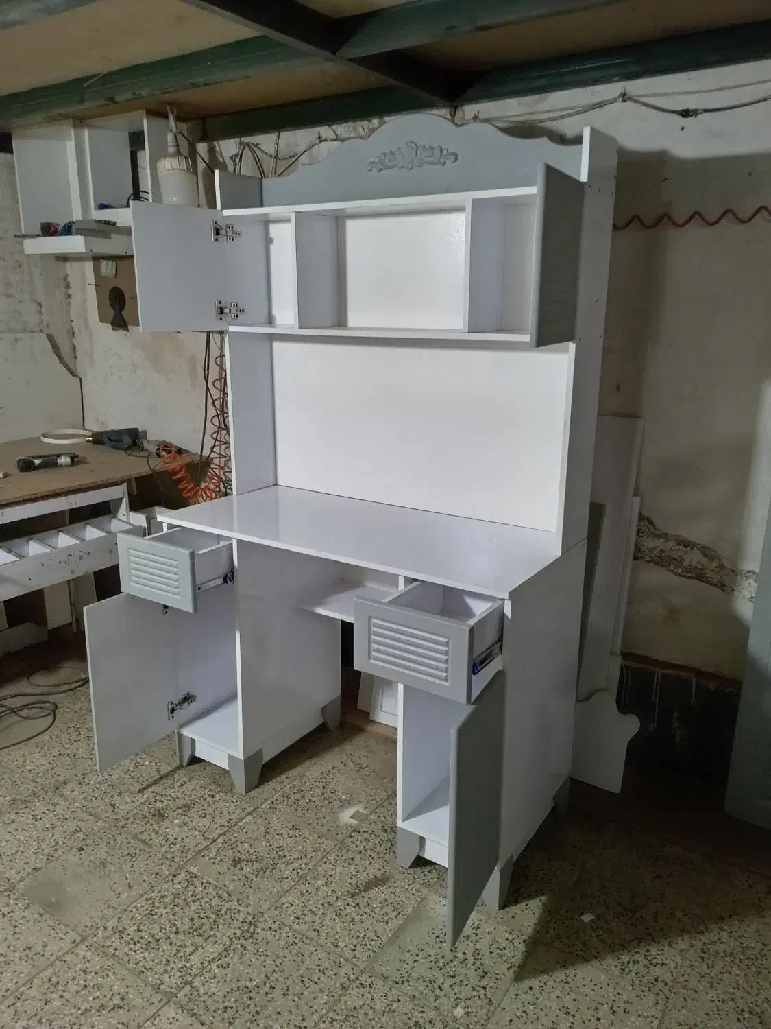 میز تحریر پسرانه و دخترانه تمام وکیوم|میز تحریر و کامپیوتر|پردیس, سیاه سنگ|دیوار