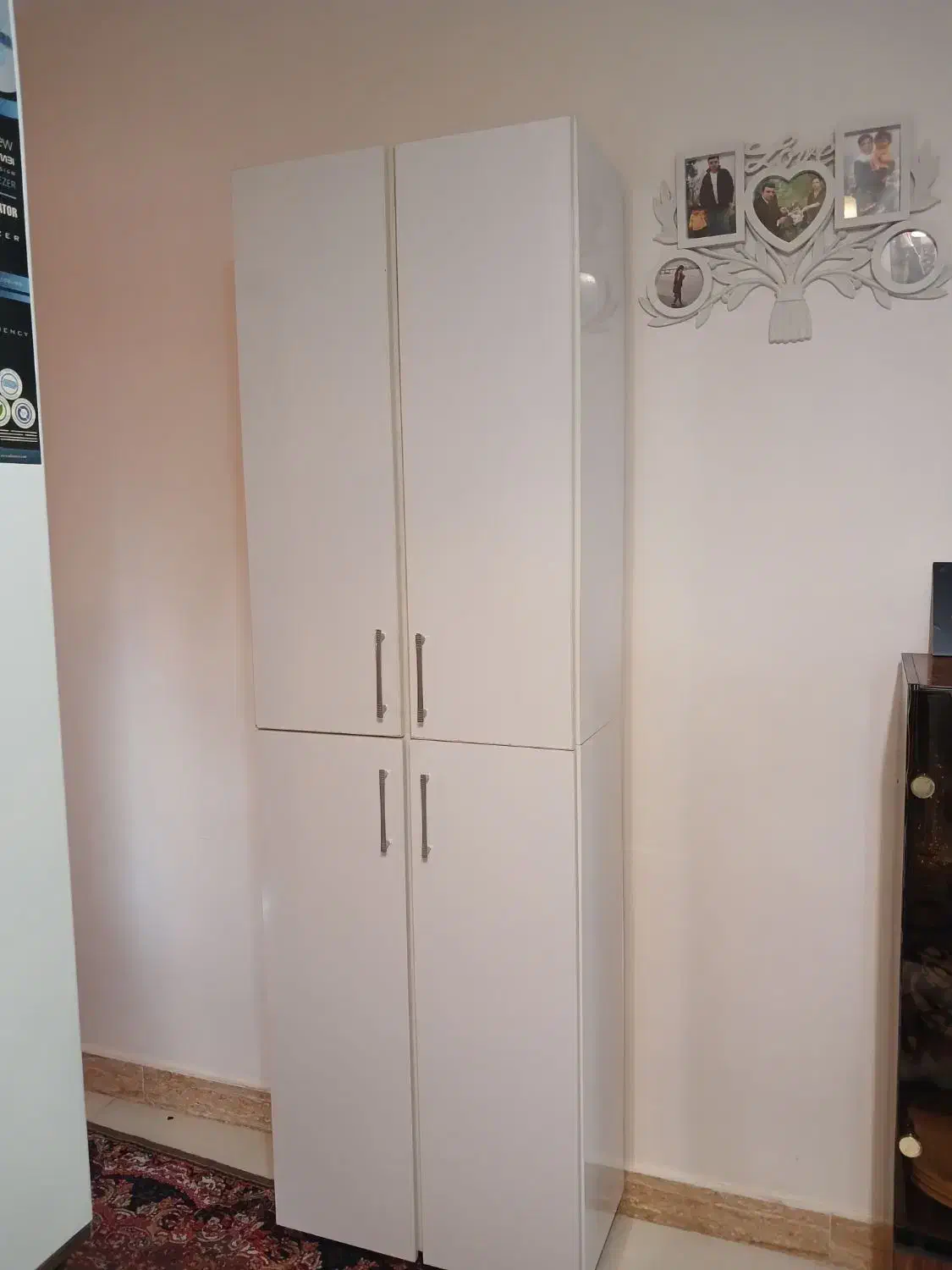 کمد سفید سالم و نو|جاکفشی، کمد، دراور|رشت, یخسازی|دیوار