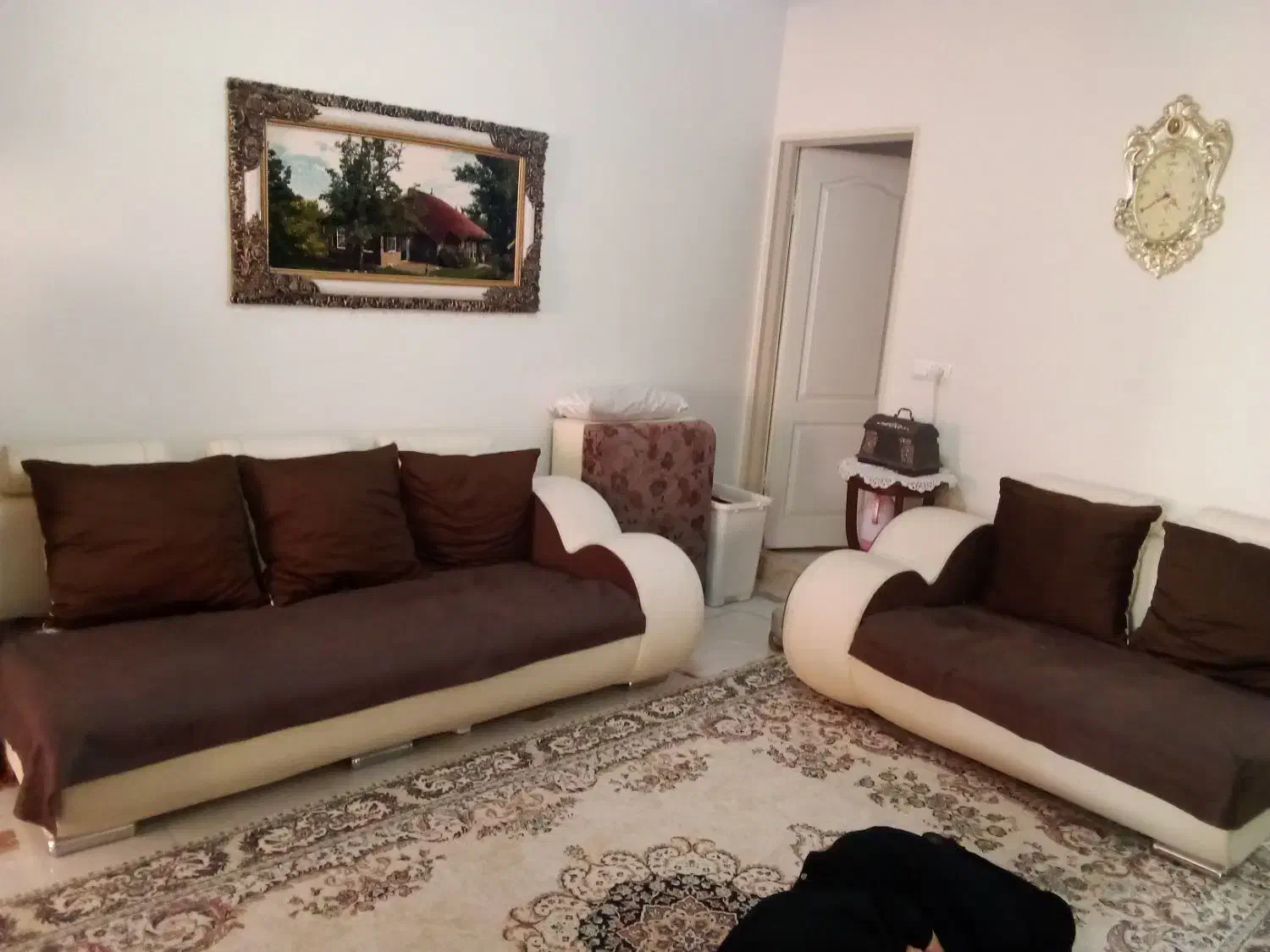 کاناپه 5نفره بسیار راحت مناسب tvروم *فقط فروش*|مبلمان خانگی و میز عسلی|ماهدشت, |دیوار
