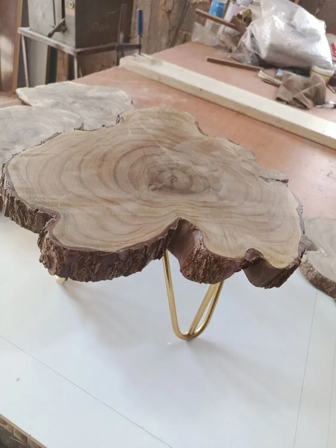 زیرگلدونی باچوب طبیعی و پایه های فلزی شیک و مقاوم|صنایع دستی و سایر لوازم تزئینی|بندر دیر, |دیوار