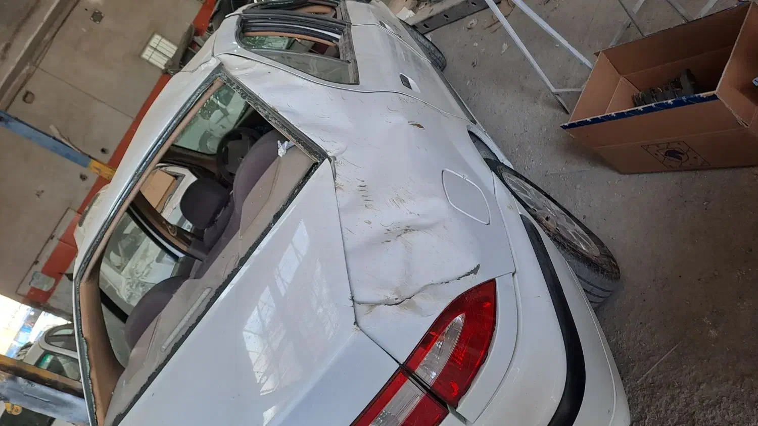 سمند مدل 98 شاسی پلمپ تصادفی|خودرو سواری و وانت|سبزوار, چهارراه فرودگاه|دیوار