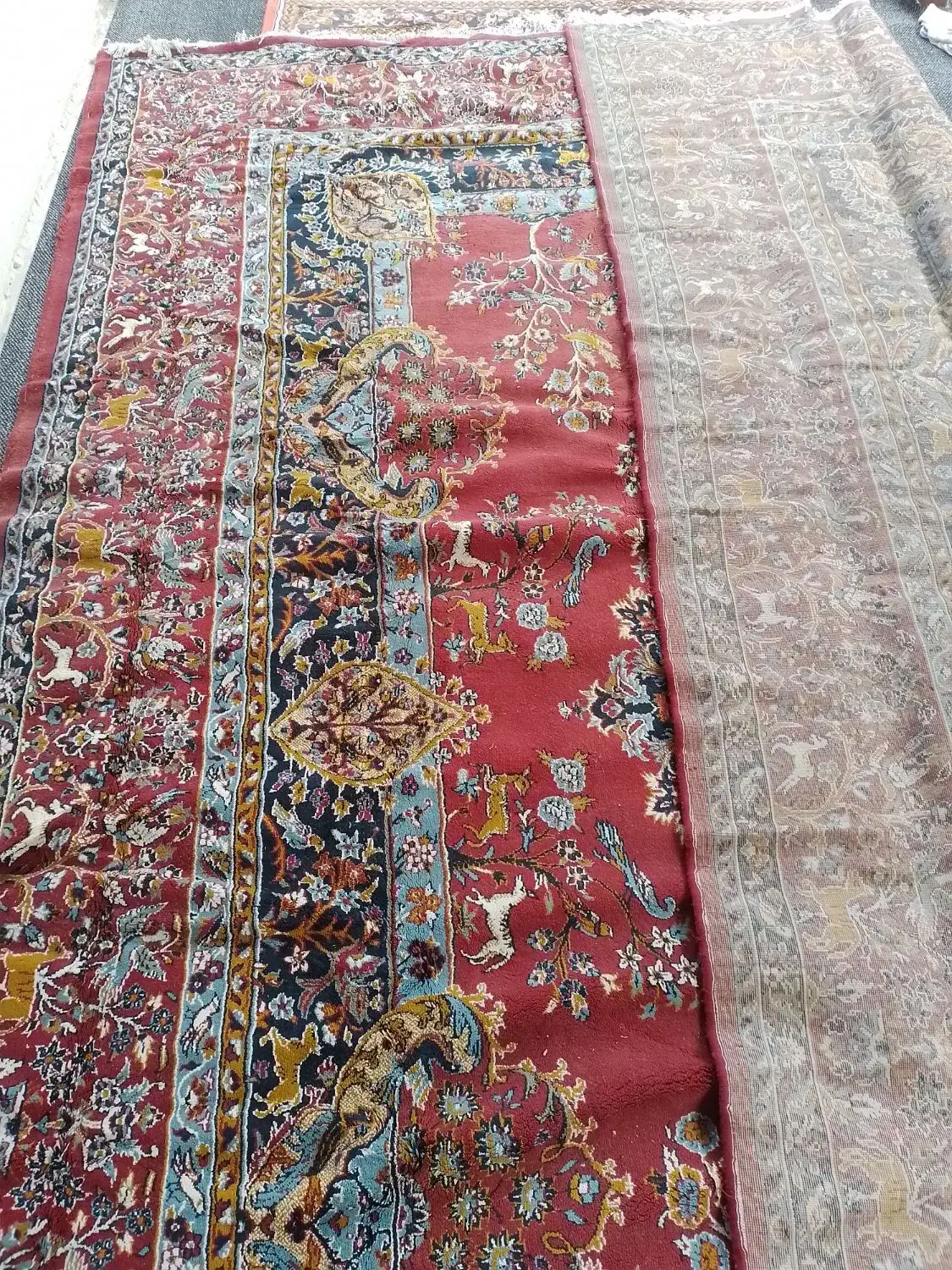 فرش ۱۲ متری در حد نو دستبافت تمیز خریدار بیاد|فرش|رشت, یخسازی|دیوار