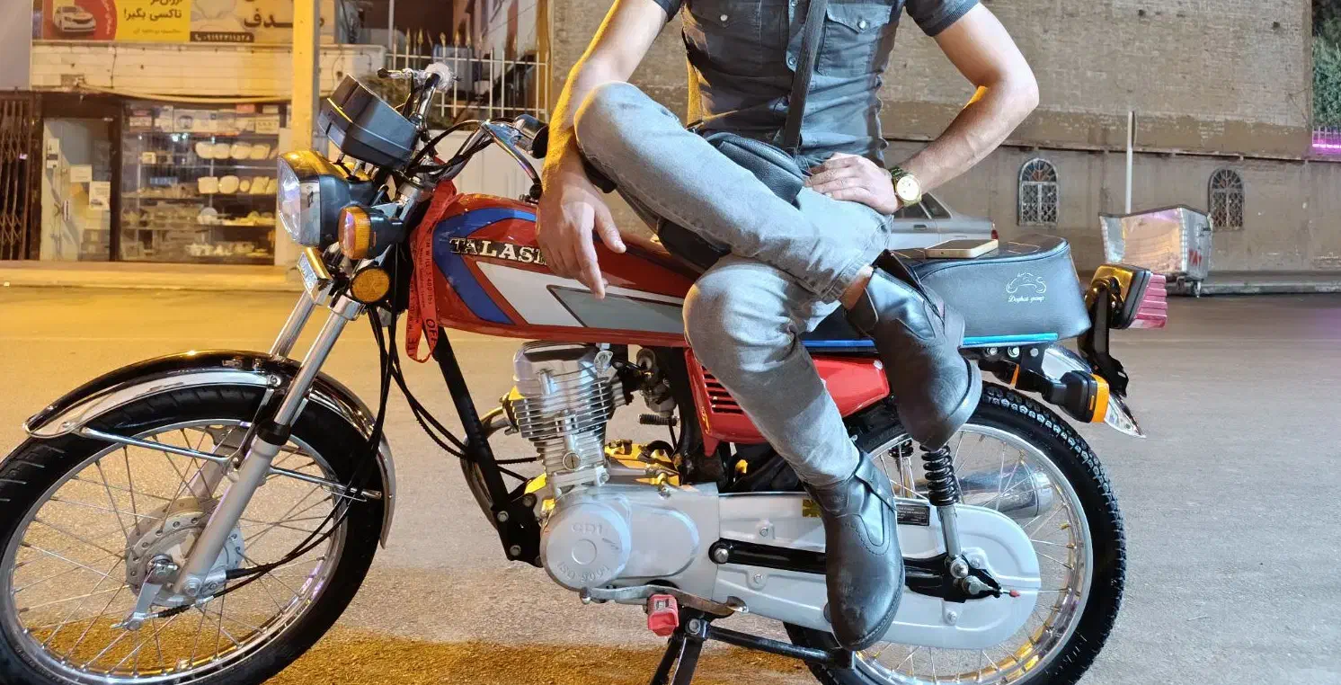 ۱۲۵مدل ۸۸تلاش پا ب صفر خشک تمام بازسازی شده|موتورسیکلت|گرمسار, |دیوار